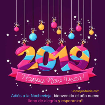 feliz año nuevo