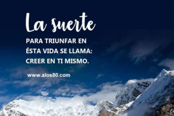 suerte en la vida