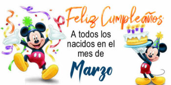 marzo cumpleaños